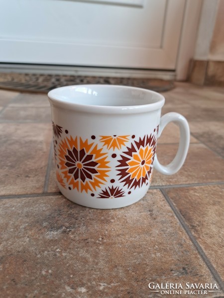 Zsolnay porcelain retro pattern cocoa mug nostalgia heirloom grandmother