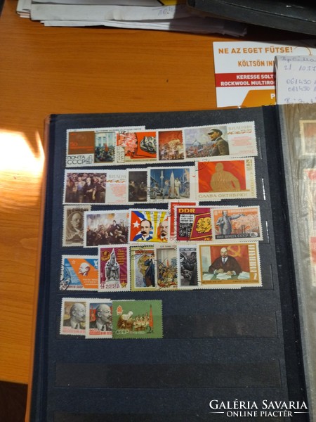 Lenin bélyeg gyűjtemény