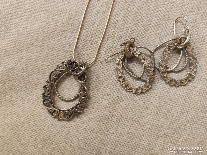Israeli silver earrings