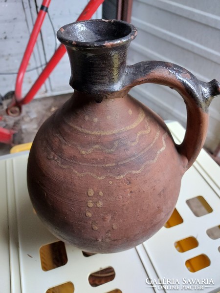 Make an offer on it! Old small painted jug for sale - 415