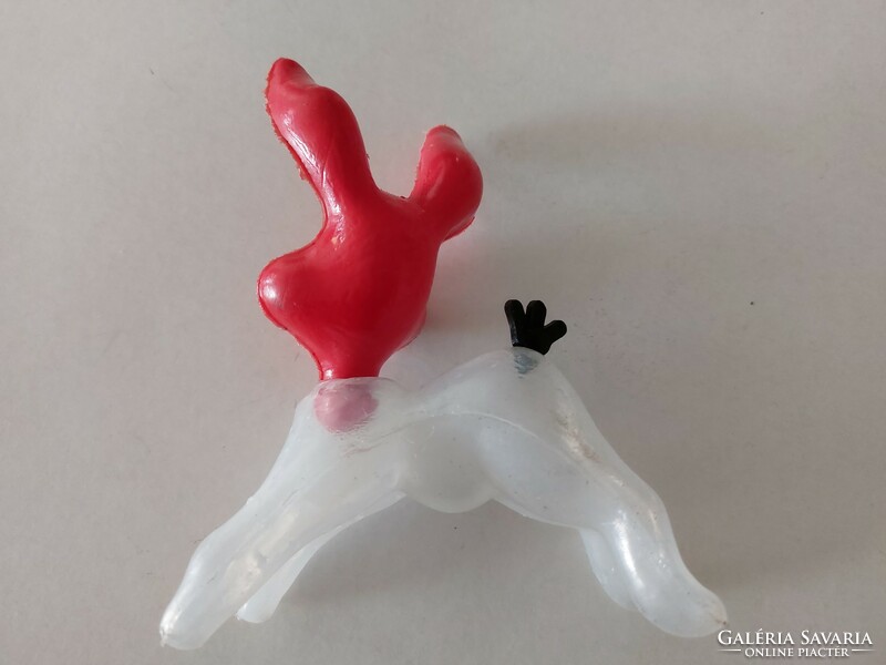 Retro Easter candy bunny plastic candy rabbit in drag