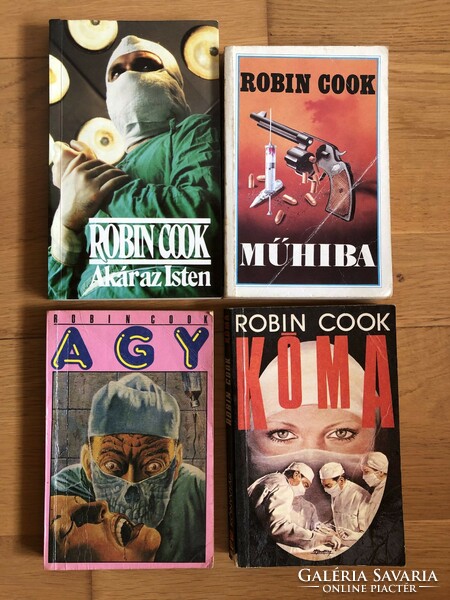 4 Robin cook books