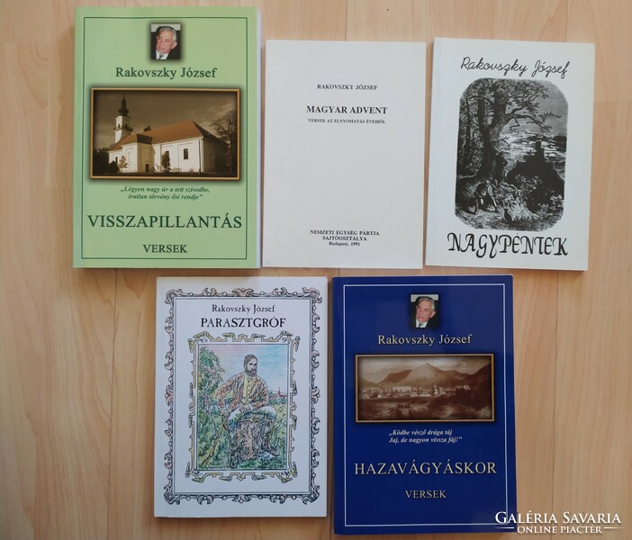 József Rakovszky book package (new volumes)