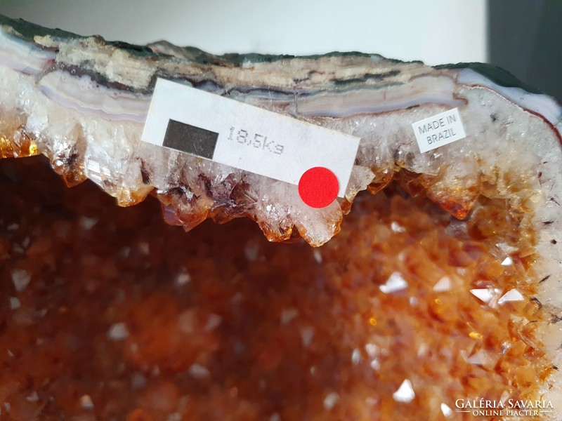 Citrine mineral geode 18.5 kg