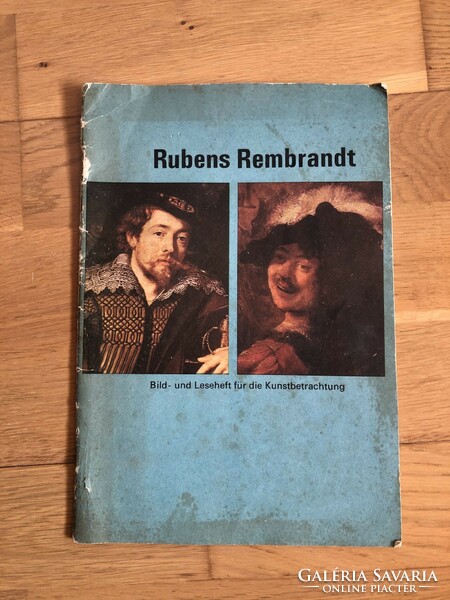 1974 A 1-edition book / booklet in German on the works of Rubens Rembrandt