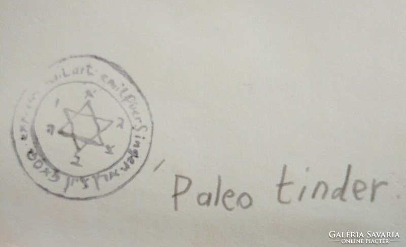 Für Emil: "Paleo tinder"  - eredeti festmény 2023-ból!