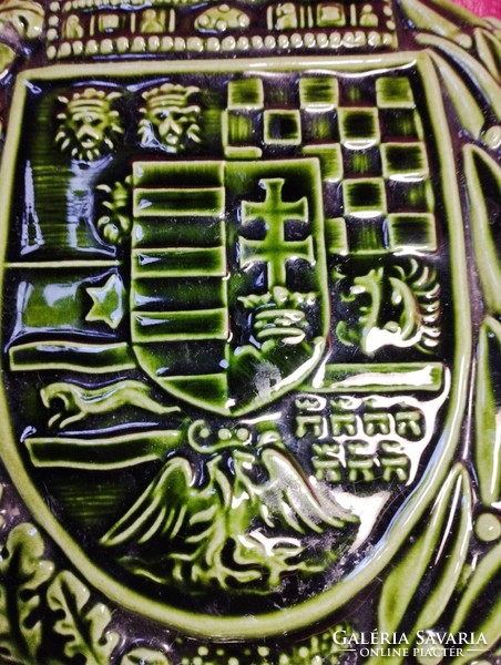 Hungarian coat of arms, ceramic wall decoration