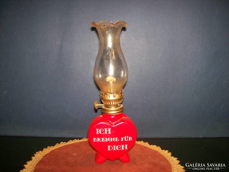 PETROLEUM LÁMPA 21 CM MAGAS