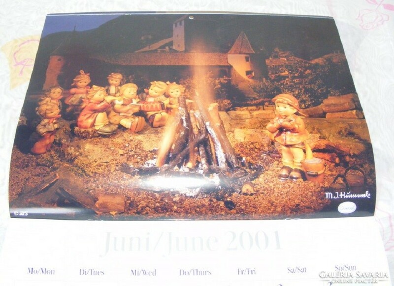 Hummel calendar, calendar 2001.