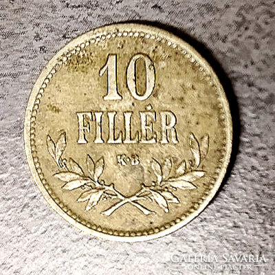 10 Filér 1915 approx