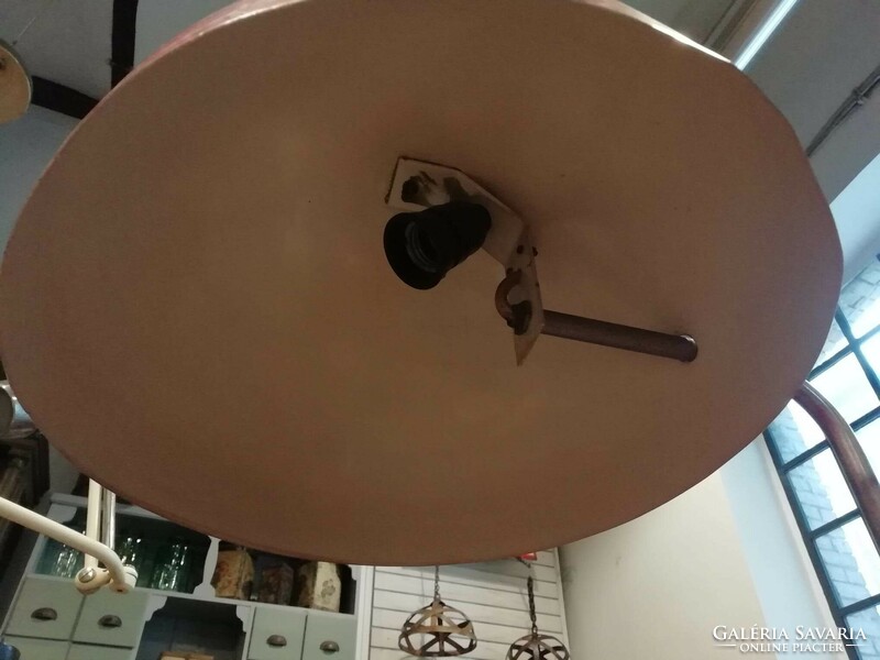 Nagyméretű szarvasi gombalámpa, szép retro lámpa, működő 1960-as évekből, eredeti állappt