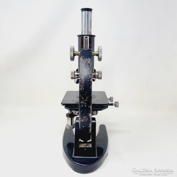 Winkel-Zeiss Gottingen antik mikroszkóp  gyógyszertári, orvosi, nem játék :)