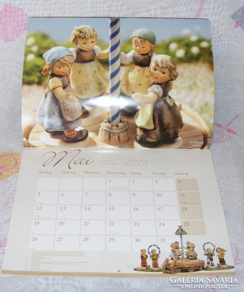 Hummel naptár, kalendárium 2008.