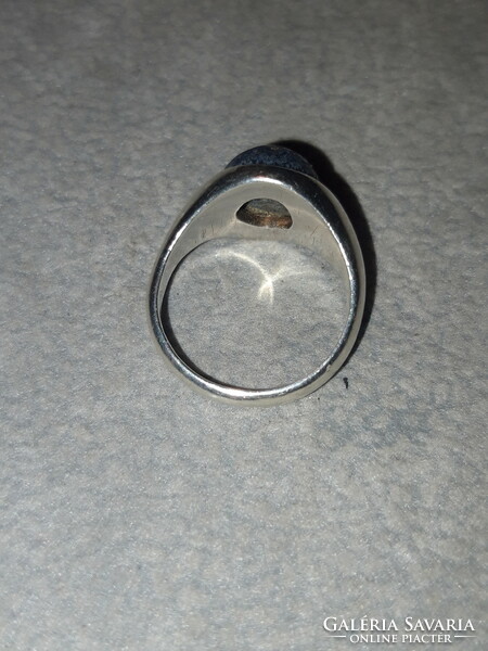 Lápisz köves ezüst gyűrű - 59- es méret