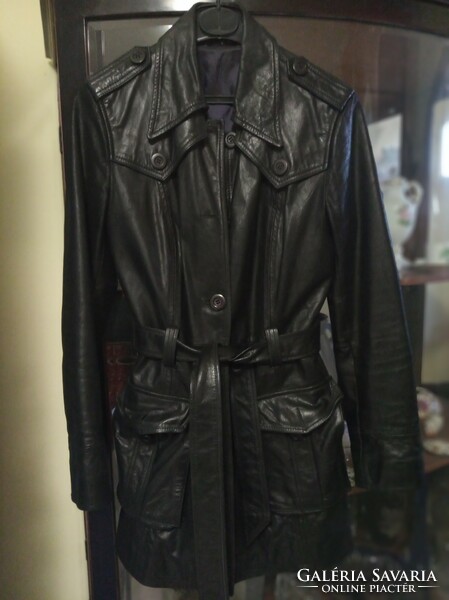 Buffalo leather, women's leather jacket