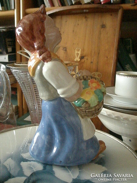 Artdeco glazed ceramic statue 23 cm (rahmer?)