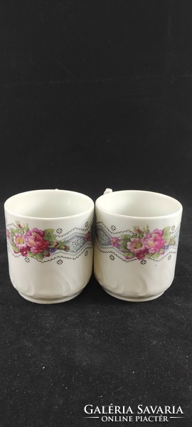 Pair of antique mugs