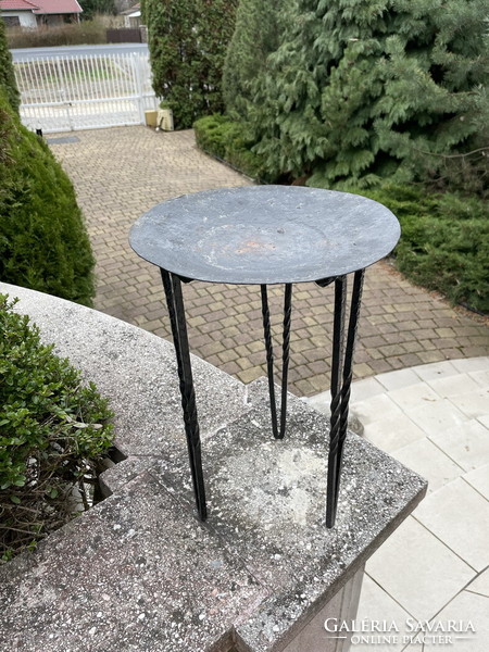 Wrought iron ashtray