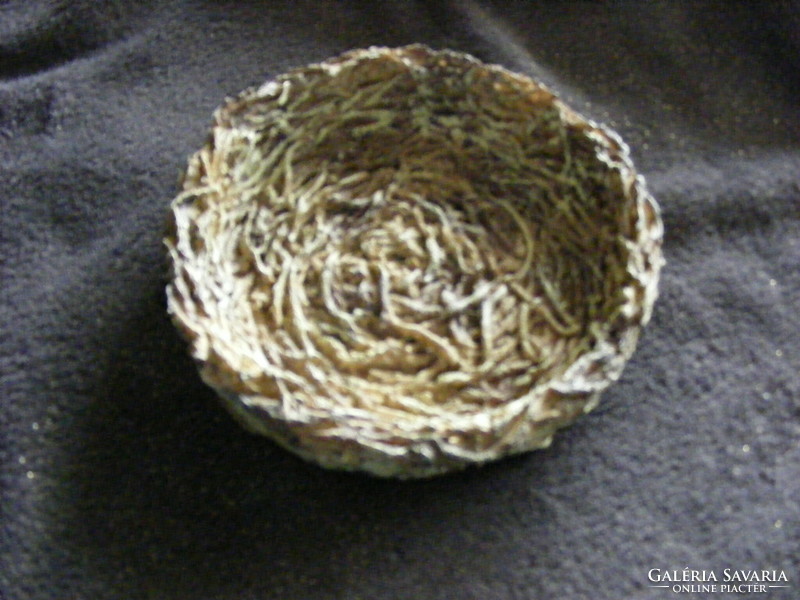 Bird's nest ceramic ornament, industrial artist