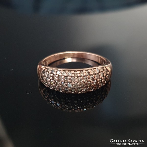 Arany Gyűrű Gyémántokkal 0.5 Cts