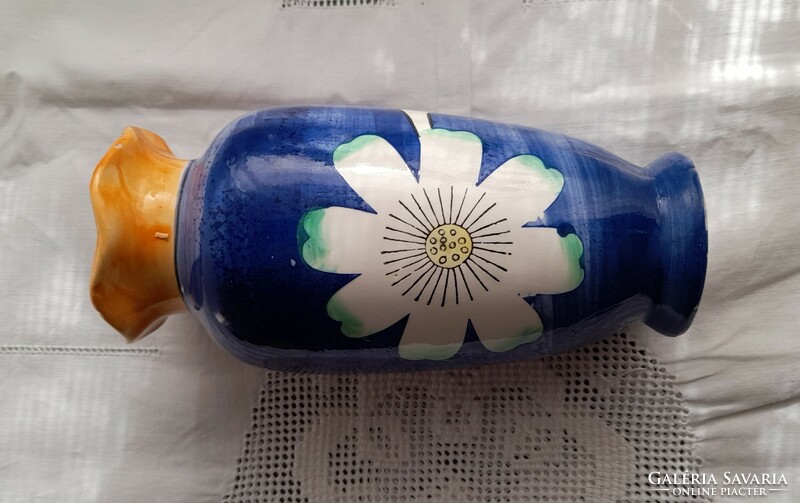 Retro hand painted vase