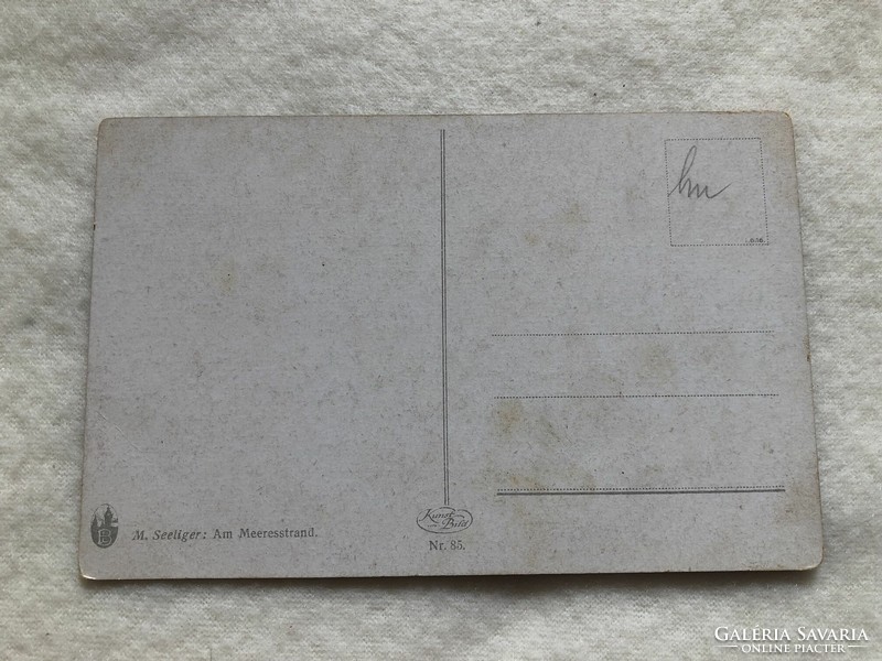 Antik, régi képeslap - Postatiszta                         -5.