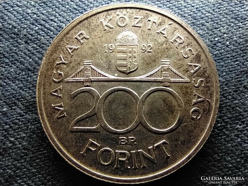 Harmadik Magyar Köztársaság (1989-napjainkig) ezüst 200 Forint 1992 BP (id69736)