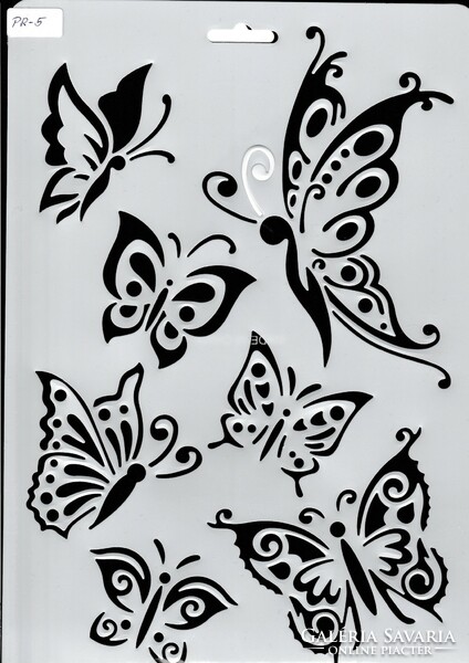 Sablon, stencil A/4-es méretben többféle