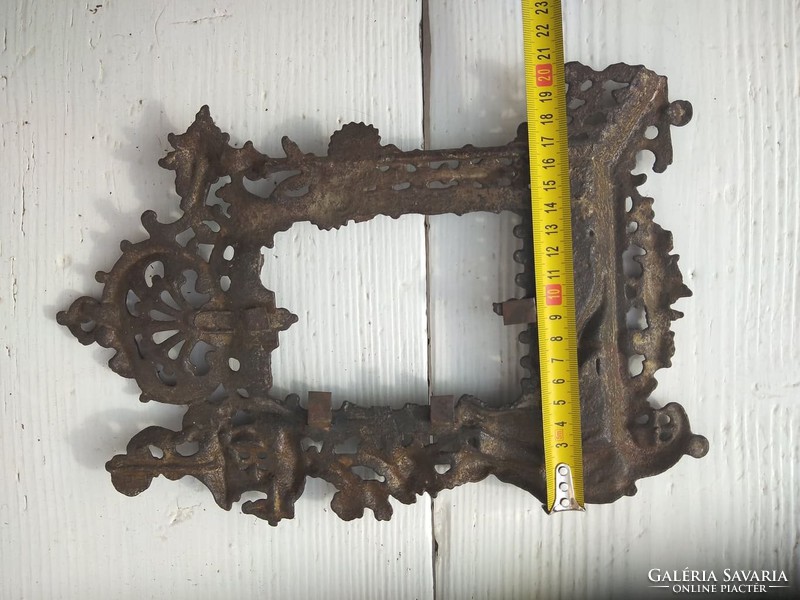 Old metal - cast iron picture frame.