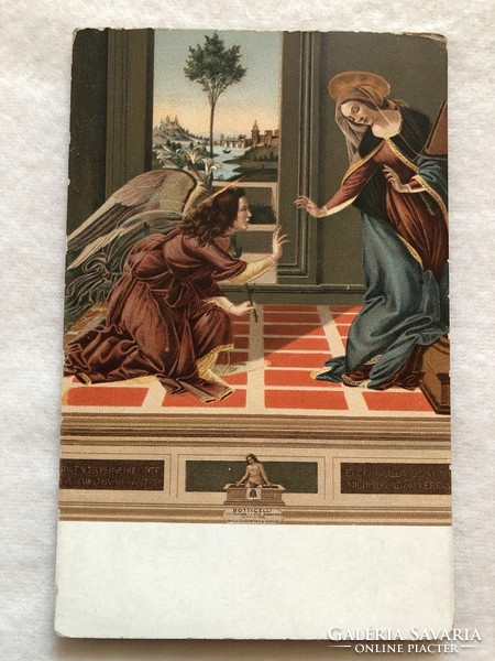 Antik, régi litho képeslap  -  1921             -3.