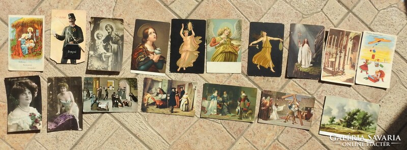 Antique postcard collection 17 pcs