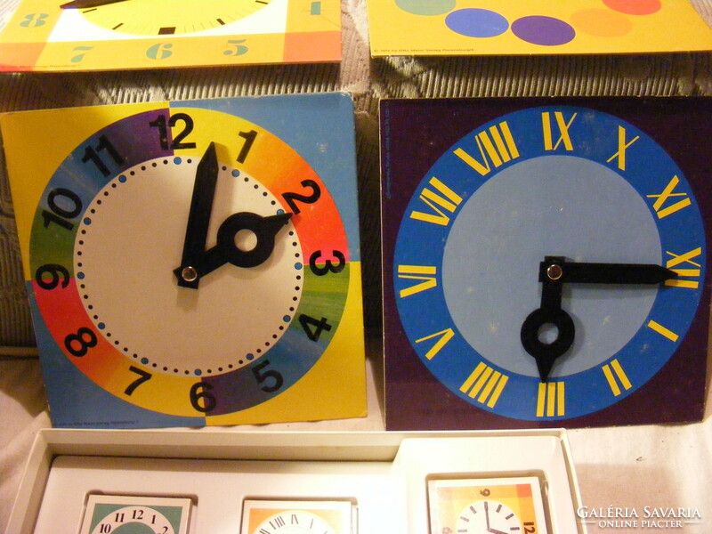 Who knows the clock? Educational board game 1985