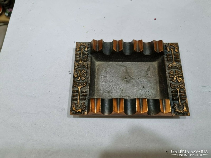 Industrial copper ashtray