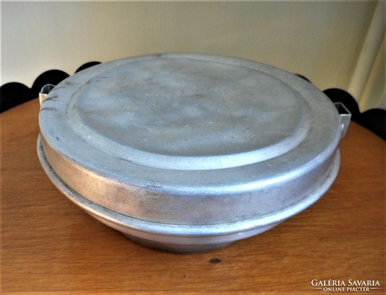 5 részes régi kirándulós étkészlet (alumínium tányérok)