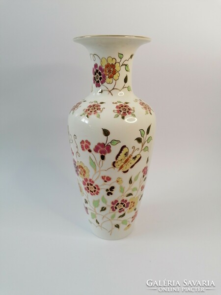 New! Butterfly vase by Zsolnay, 27 cm.