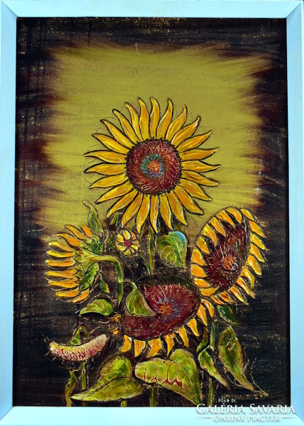 György Póka (1944) sunflowers