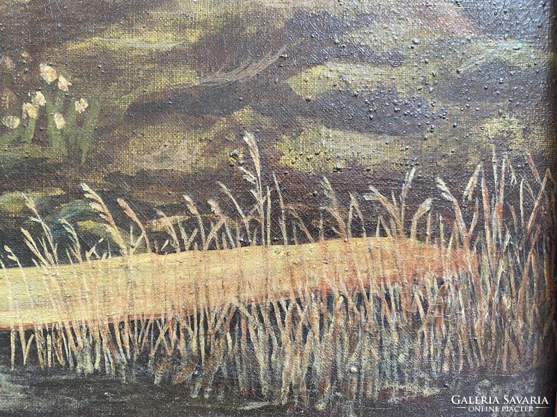 Gecse barley - oil, canvas