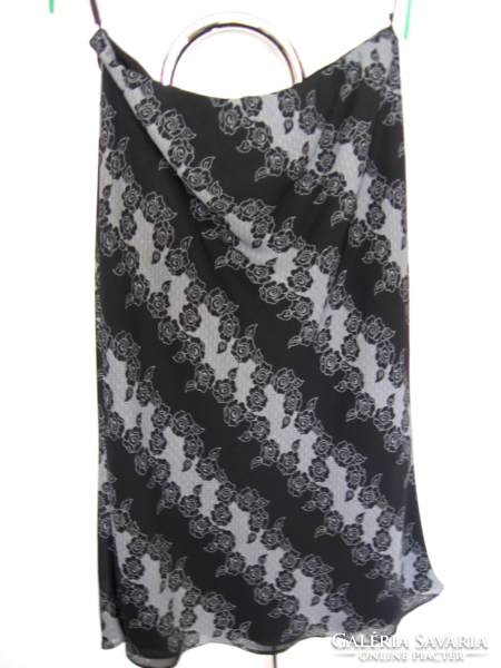 Gray-black rose elegant 50's skirt