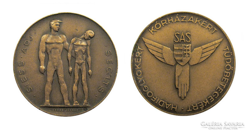 József Loósz: eagle - hurry - give - help / for prisoners of war - for hospitals - for lung patients