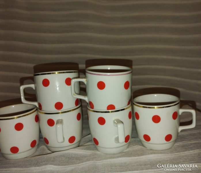 Zsolnay 6 mugs