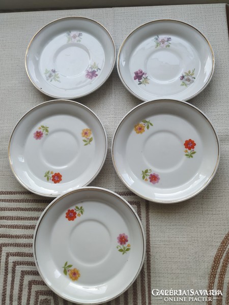 Hollóházi porcelain coffee set small plate for sale for 5 replacements!