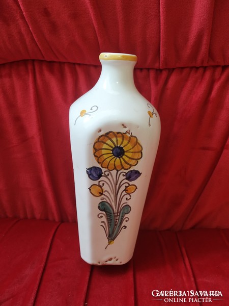 Ceramic, majolica drinking glass for sale! Habán drinking bottle