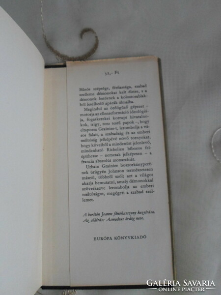 Eyvind Johnson: Rózsák és lángok (Európa, 1967; svéd irodalom, történelmi regény)