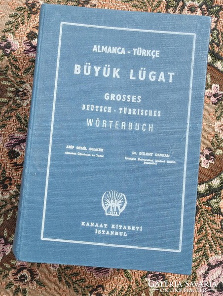 Turkish - Hungarian large dictionary almanca türkçe büyük lügat arif cemil denker ve bülent davran kanaat