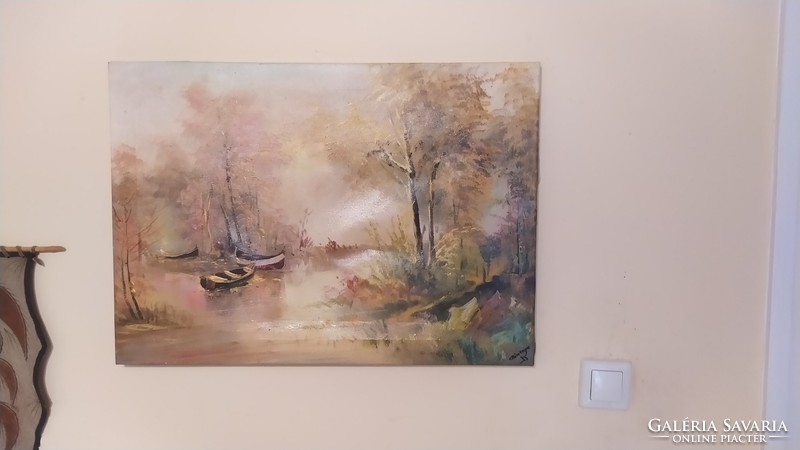 (K) czinege landscape painting 66x47 cm