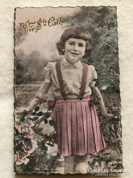 Antik, régi képeslap                               -3.