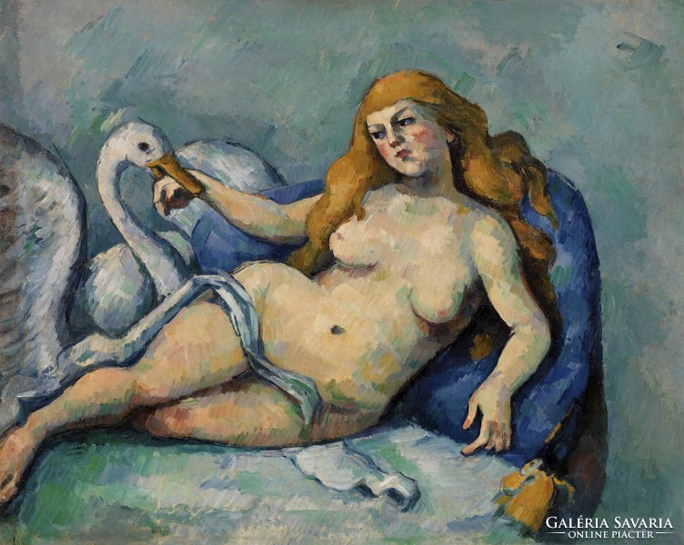 Paul Cezanne - Léda és a hattyú - reprint
