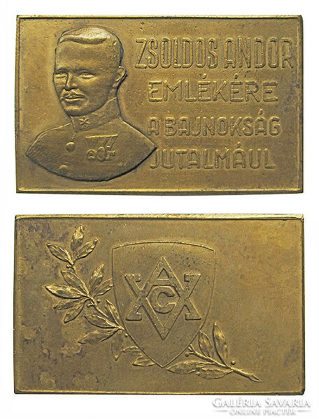 VAC Vívó és Atlétikai Club, Zsoldos Andor Emlékére, A Bajnokság Jutalmául (~1933)