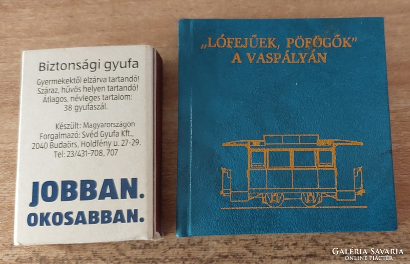 Terhes Sándor - Nagy István 'Lófejűek, pöfögők' a vaspályán- minikönyv 1985