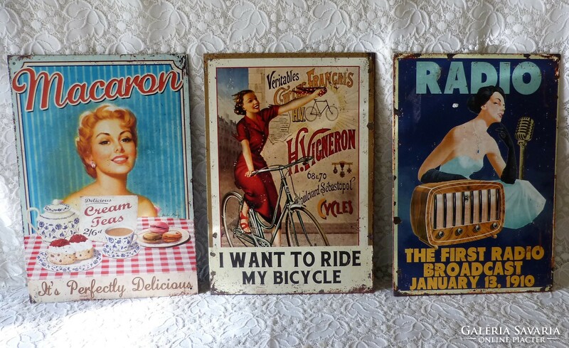 Vintage reklám, karton / reprodukció.